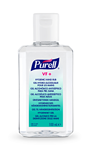 Gel pentru dezinfectarea igienică a mâinilor PURELL® VF+, flacon cu capac 100ml
