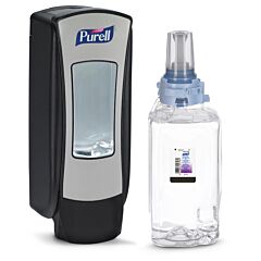PURELL® ADX-12™ Starter Kit Manual Dispenser (Foam) - Black, 1200mL