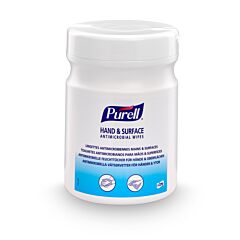 PURELL® Lingettes Antimicrobiennes Mains & Surfaces, Boîte de 270