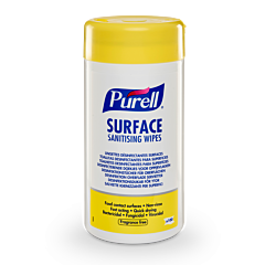 PURELL® Surface Sanitising Wipes chusteczki do dezynfekcji powierzchni (opakowanie 100 sztuk)