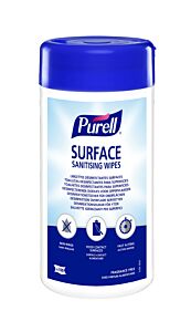 PURELL® Surface Sanitising Wipes 100 count canister