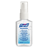 PURELL® Advanced Hygienic Hand Rub, 60mL Portable Pump Bottle
