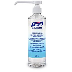 PURELL® Advanced Gel Hydro-Alcoolique pour les Mains, 500 ml Flacon Pompe rond